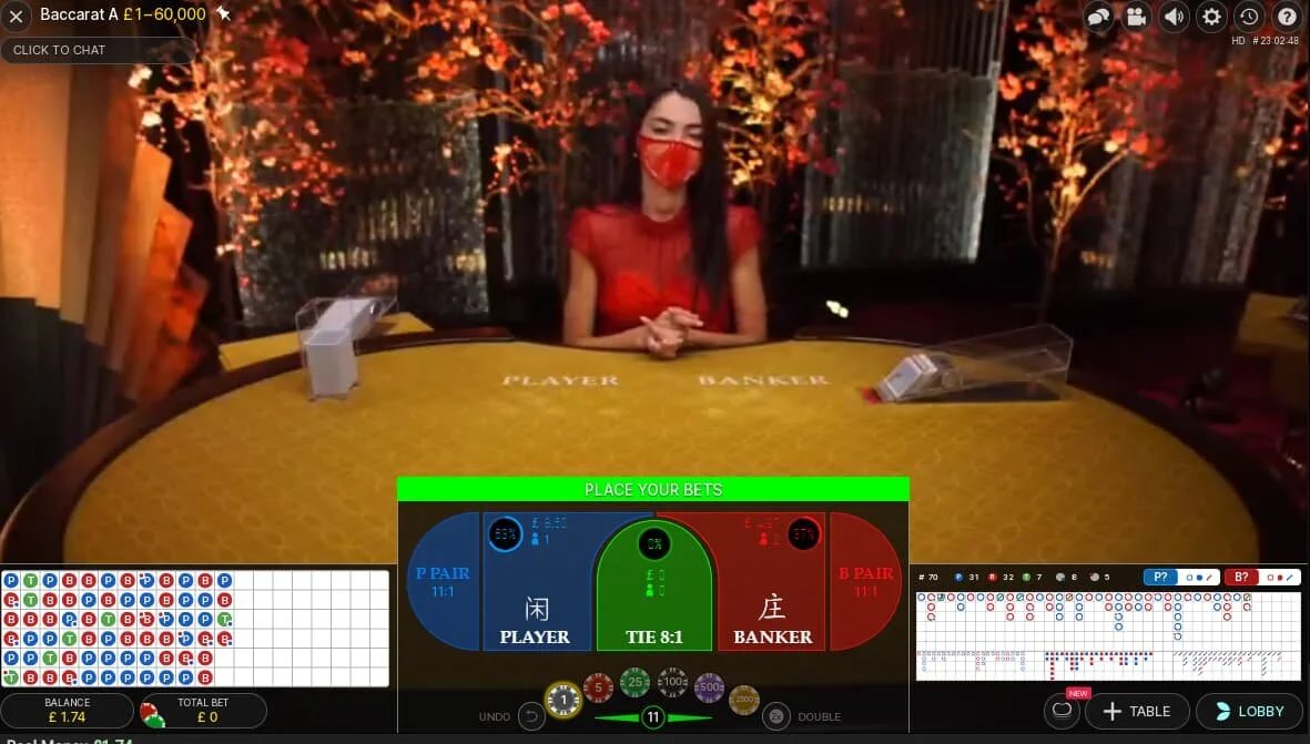 Unique Casino jeux d'argent