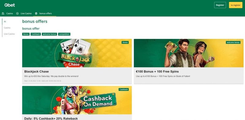 Spelen op QBet Casino: Een Online Casino Met Leuke Bonussen